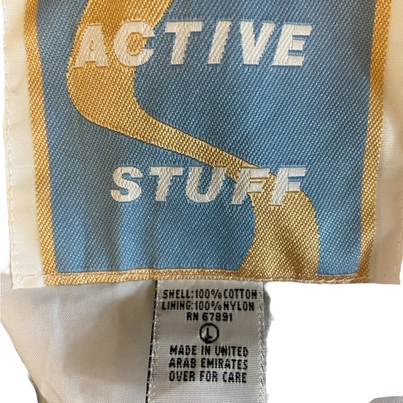 Vintage Active Stuff Cotton Semi Denim Patchwork Vest - Picture 11 of 16